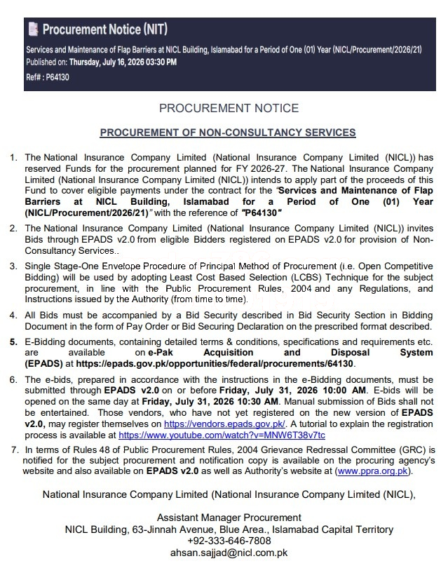 Tender Document