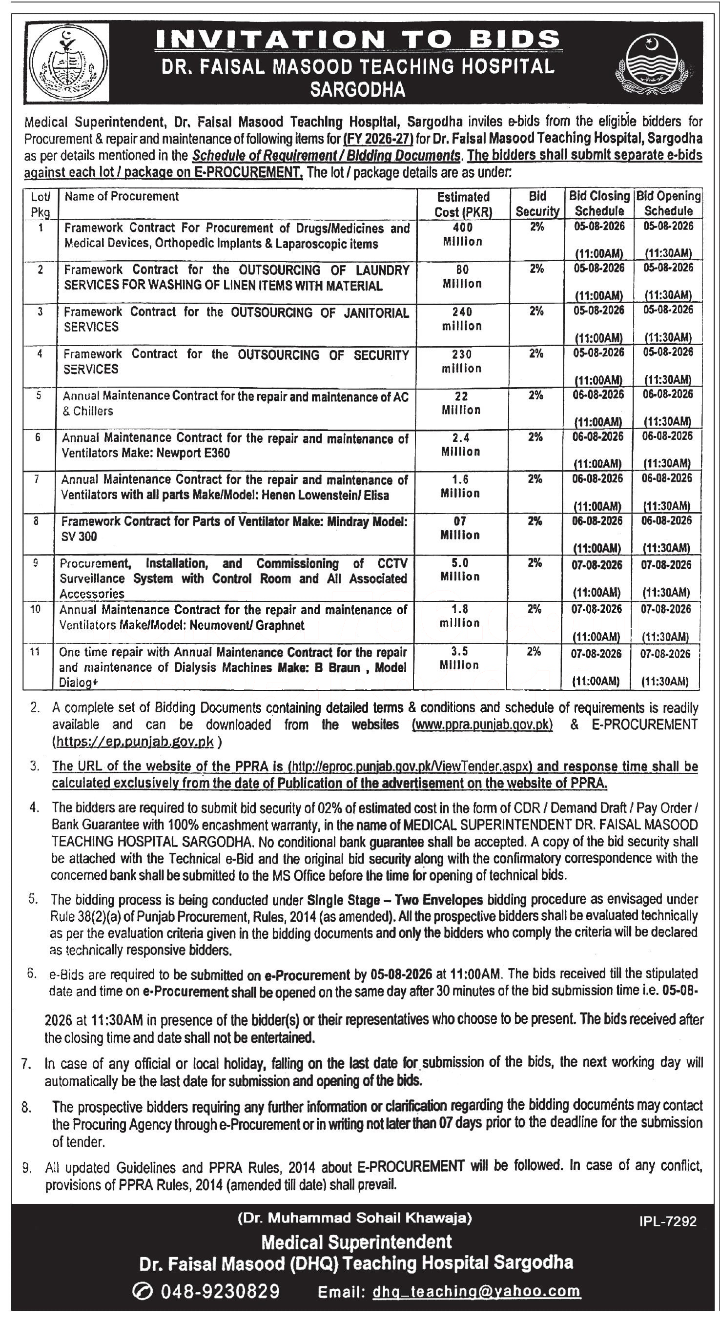 Tender Document
