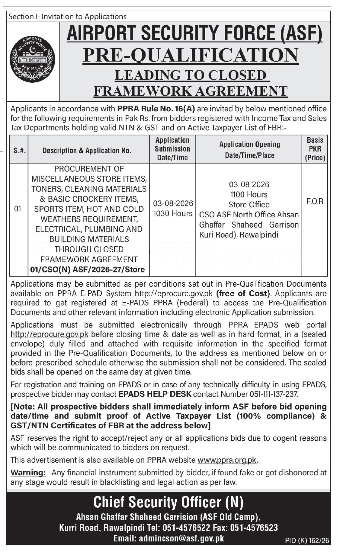 Tender Document