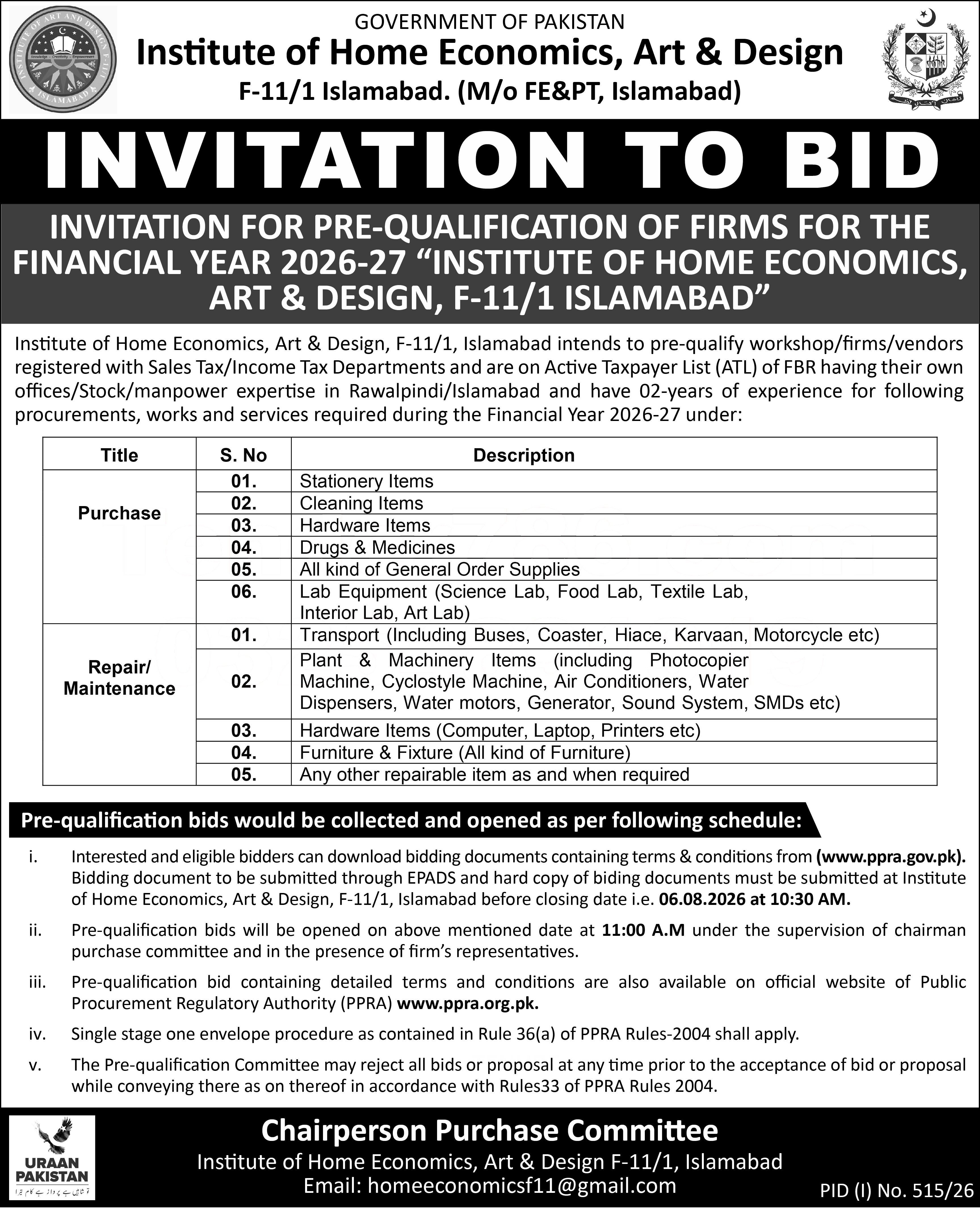 Tender Document