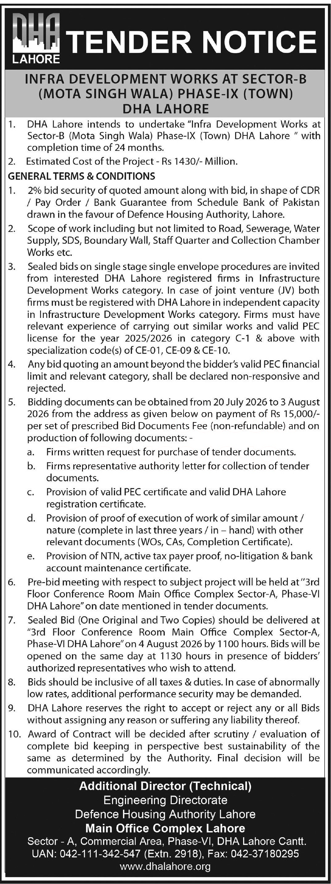 Tender Document