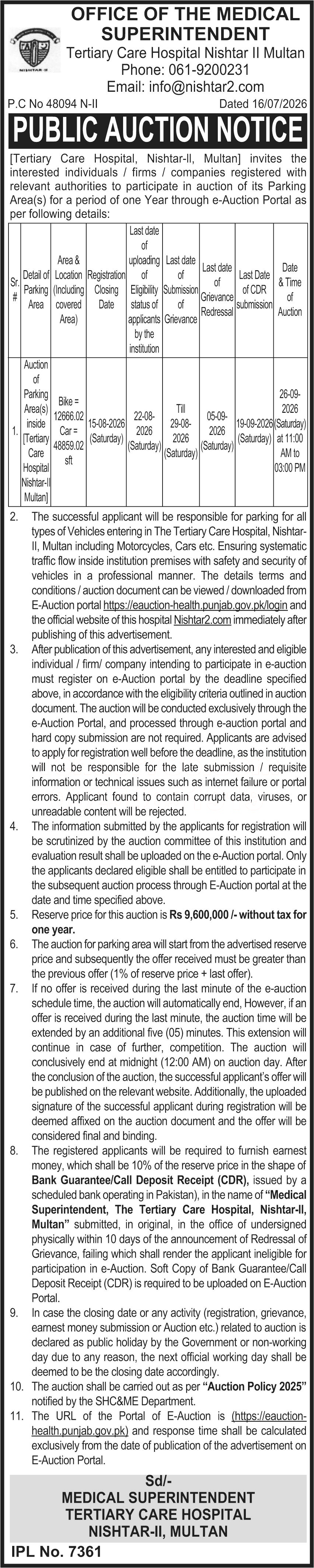 Tender Document
