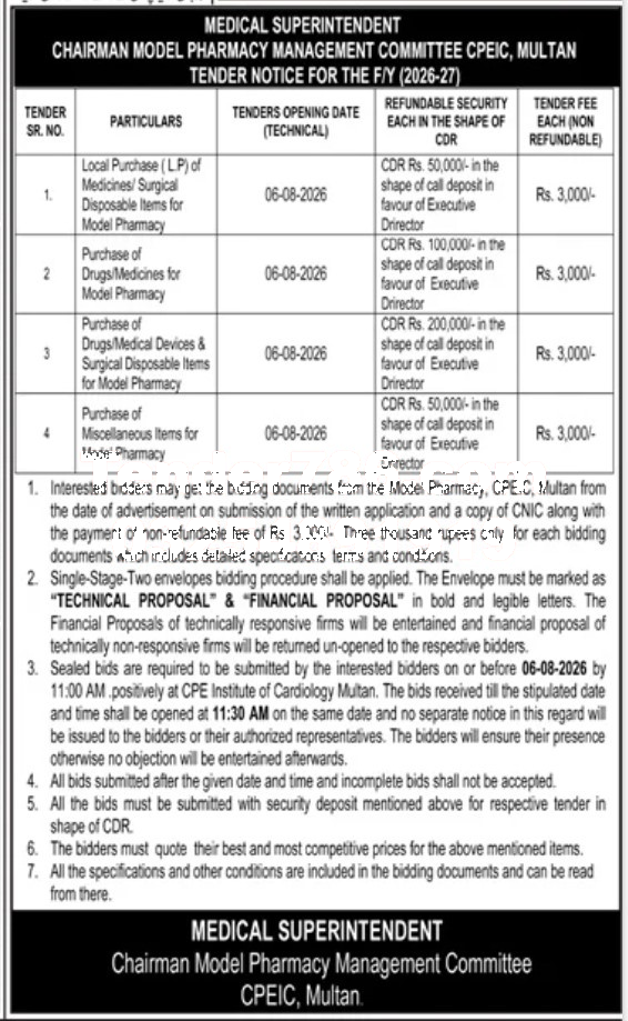 Tender Document