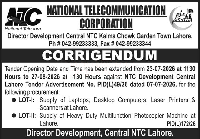 Tender Document
