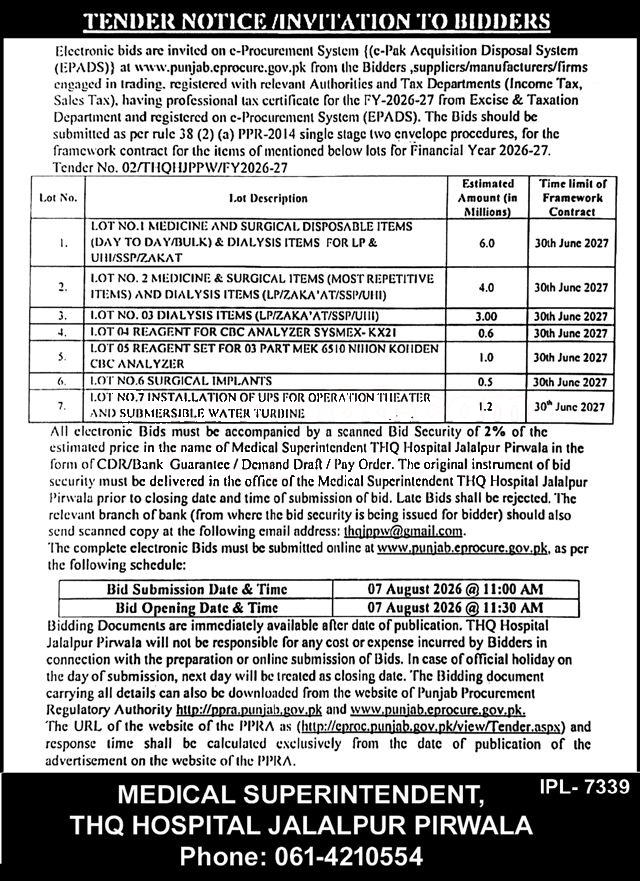Tender Document