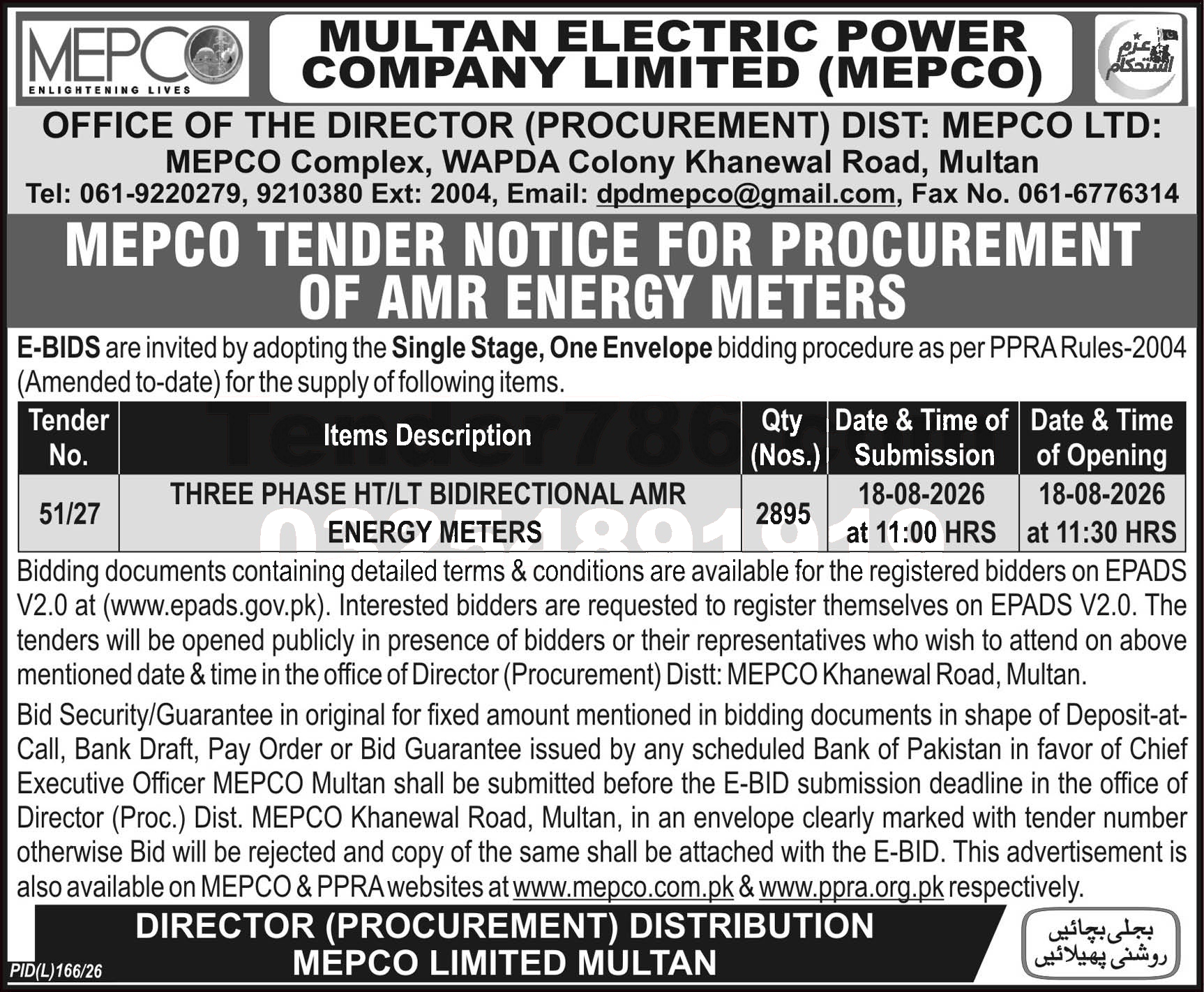 Tender Document