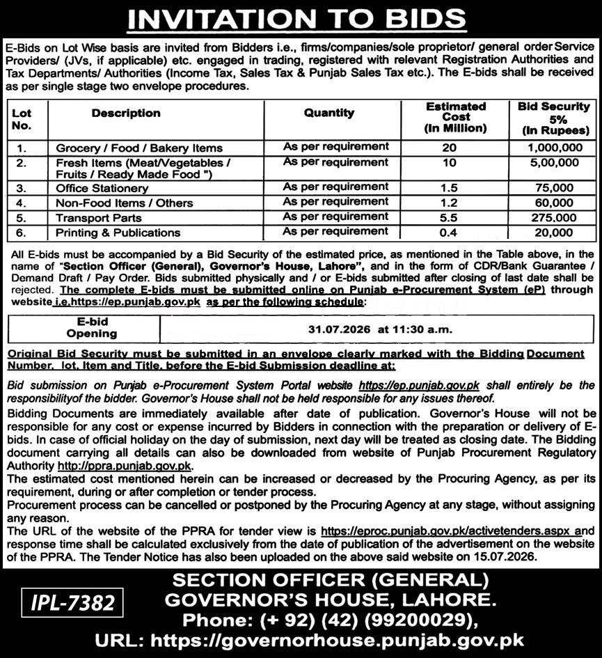 Tender Document