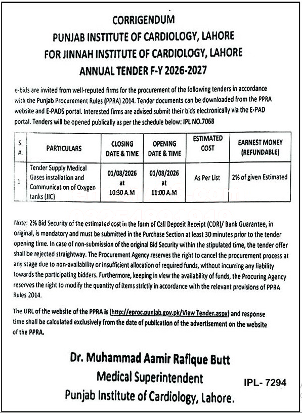 Tender Document
