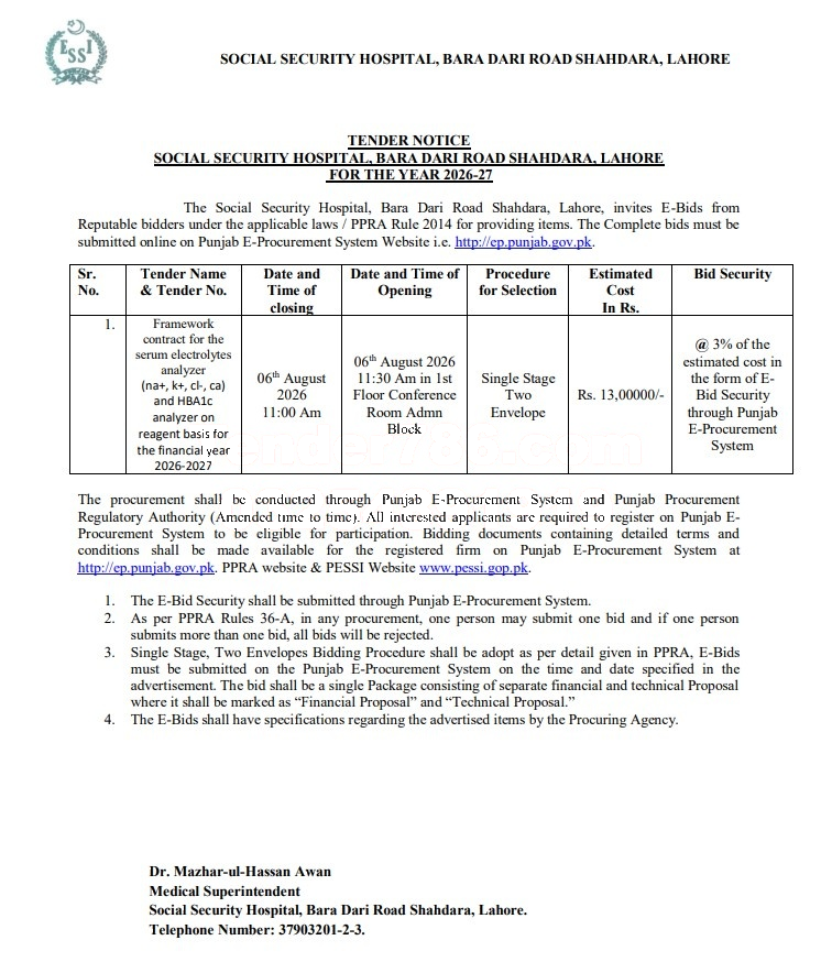 Tender Document