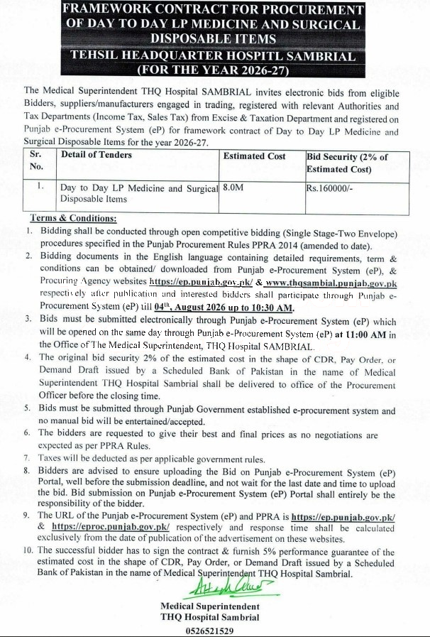 Tender Document