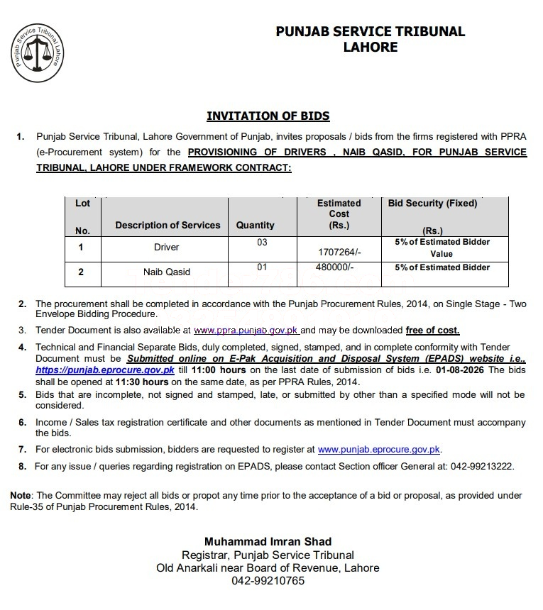 Tender Document