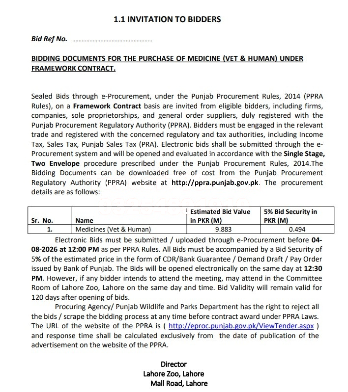 Tender Document