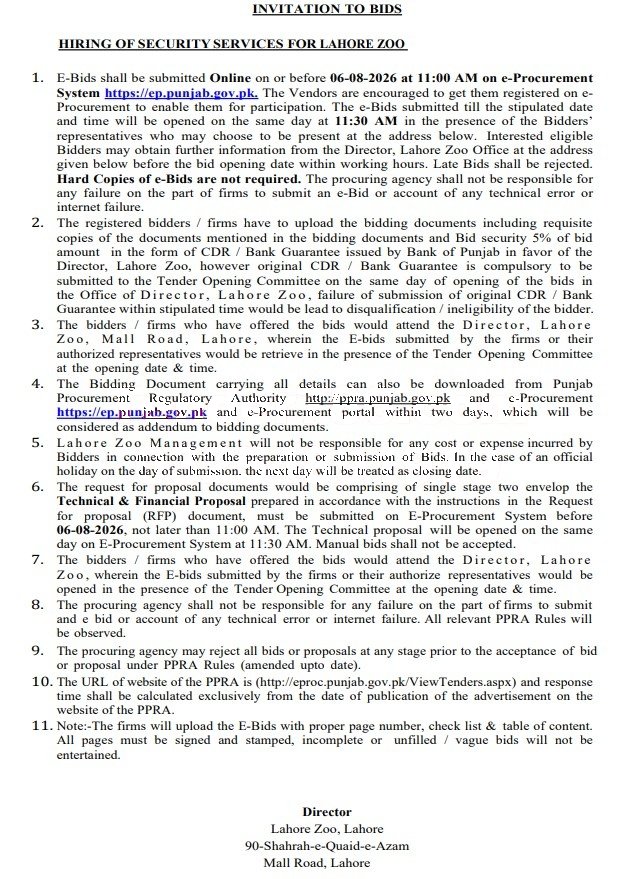 Tender Document