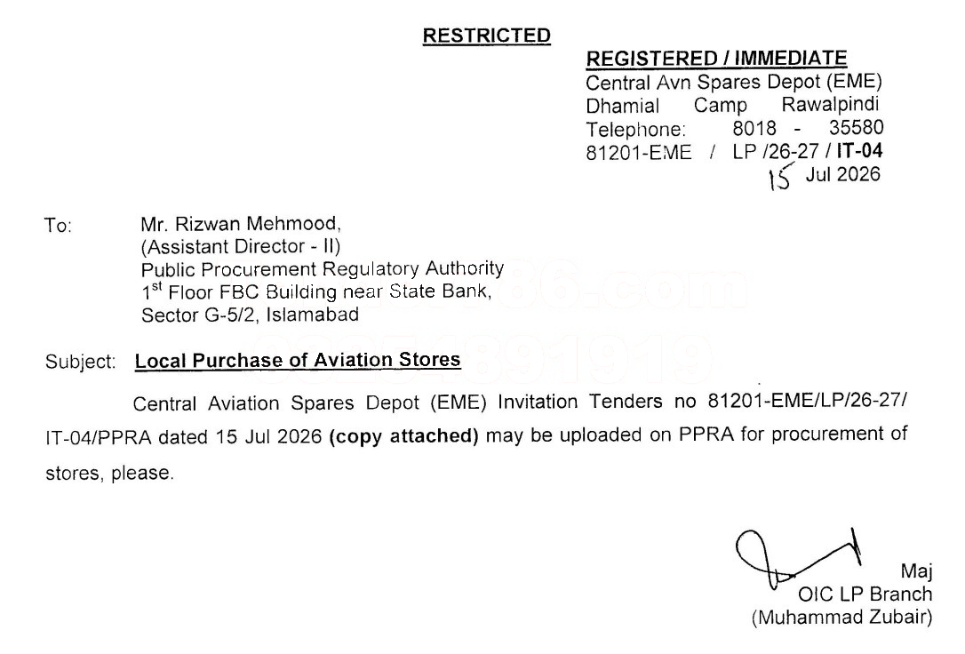 Tender Document