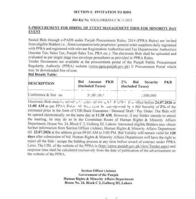 Tender Document