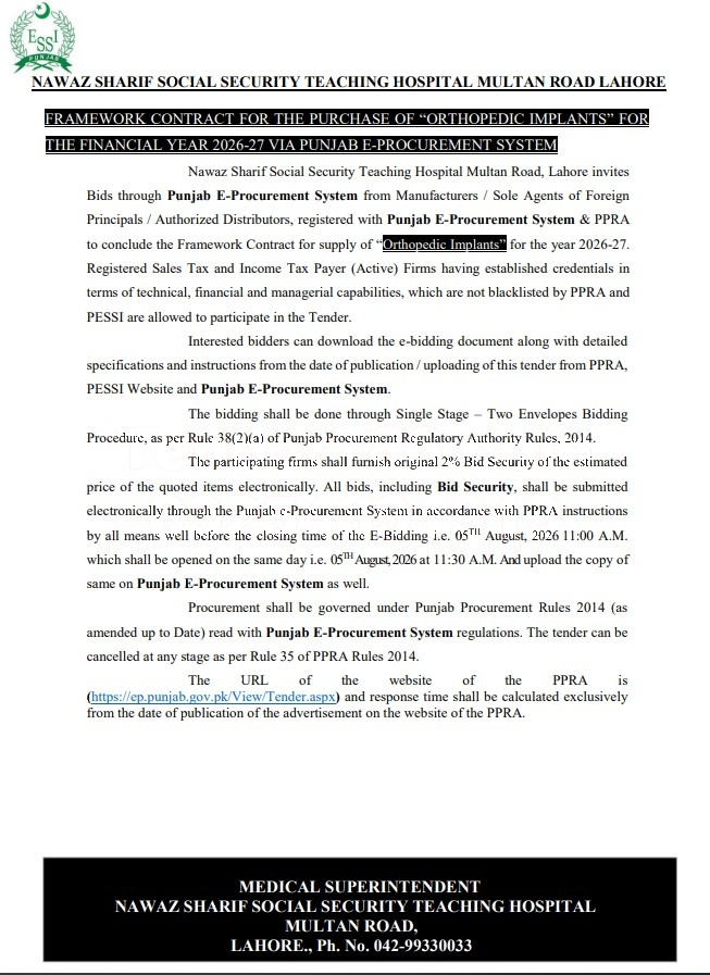 Tender Document