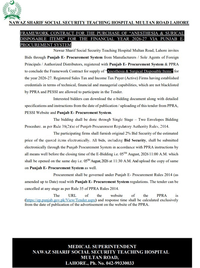 Tender Document