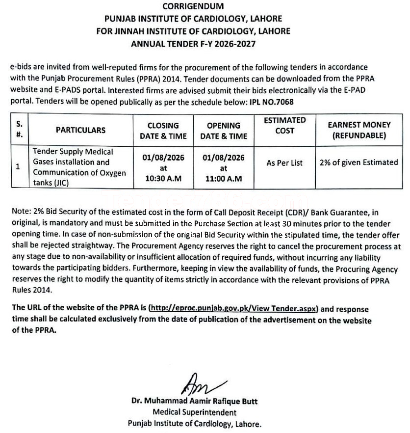 Tender Document