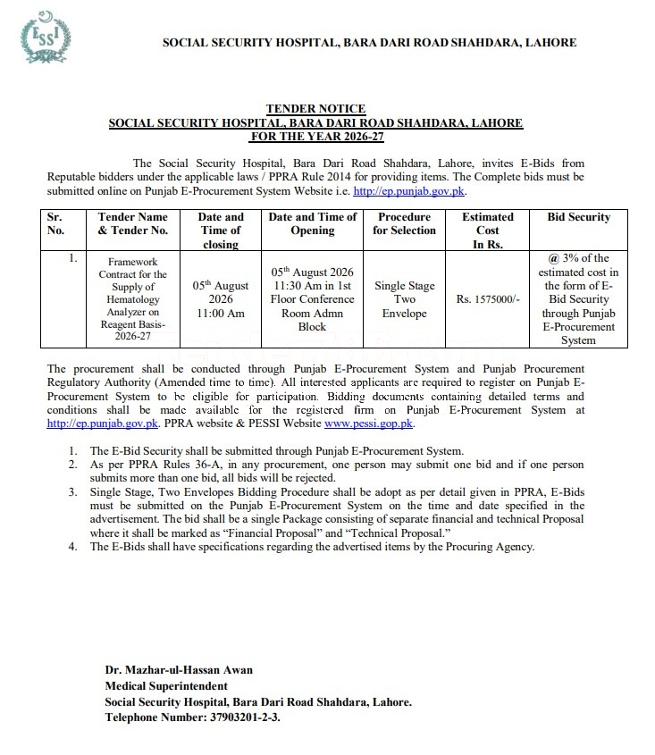 Tender Document