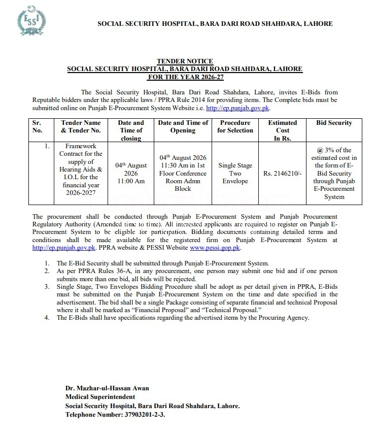 Tender Document