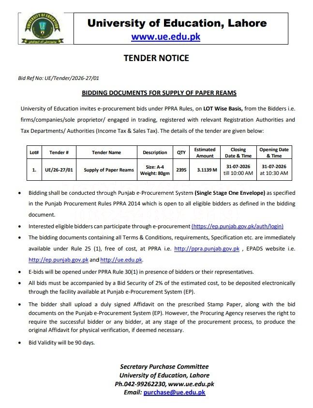 Tender Document