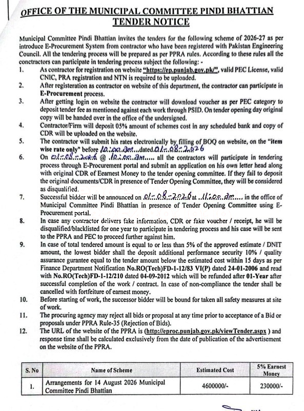 Tender Document