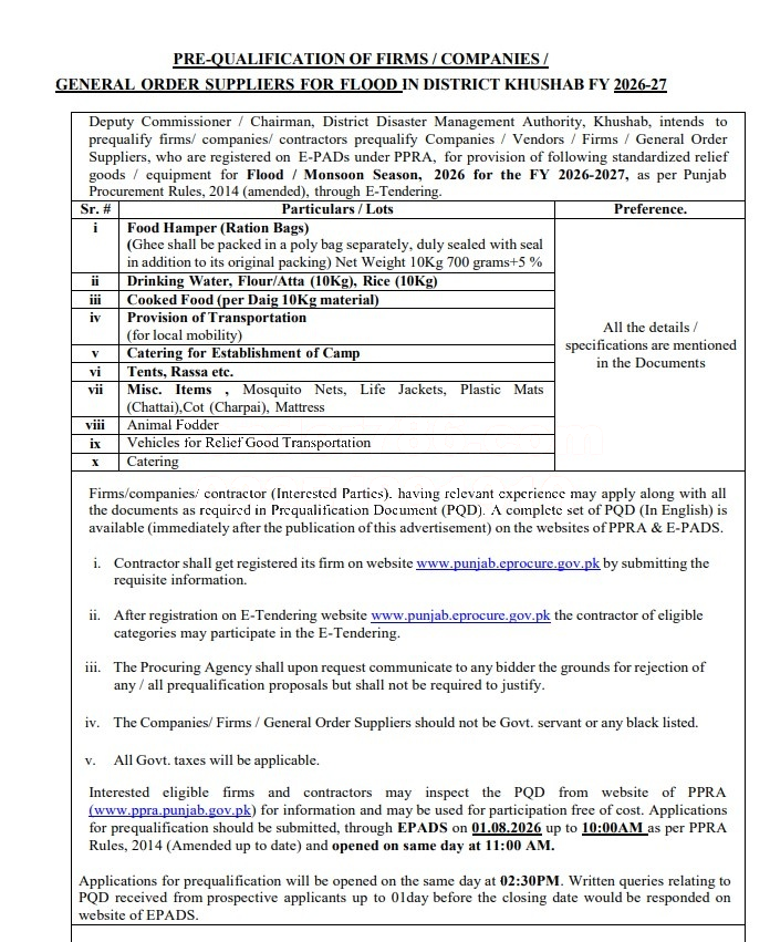 Tender Document