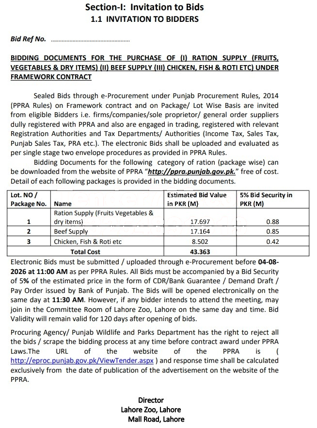 Tender Document