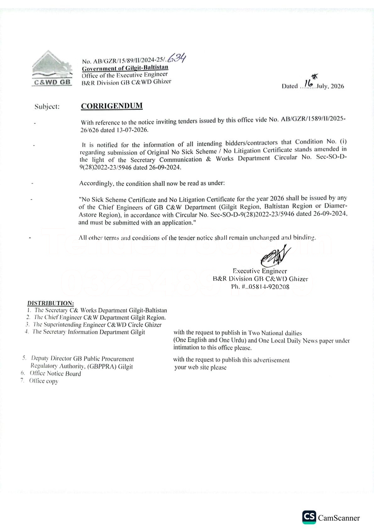 Tender Document