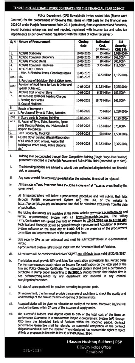 Tender Document