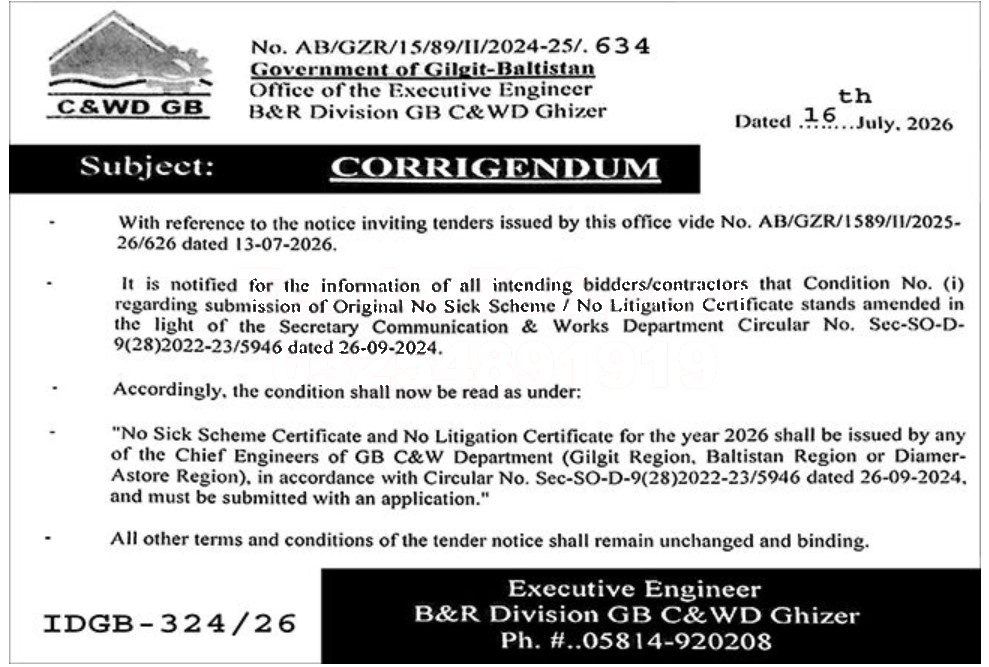 Tender Document