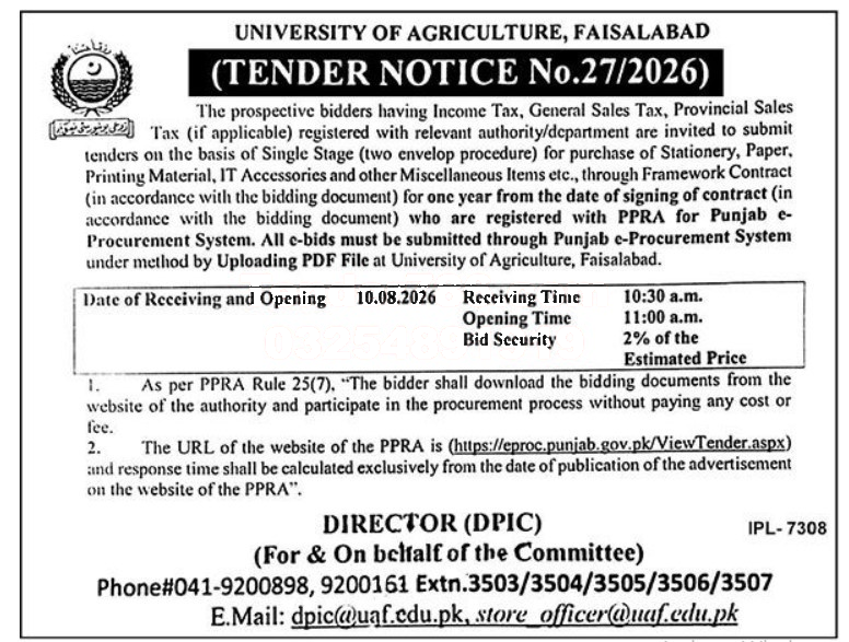 Tender Document