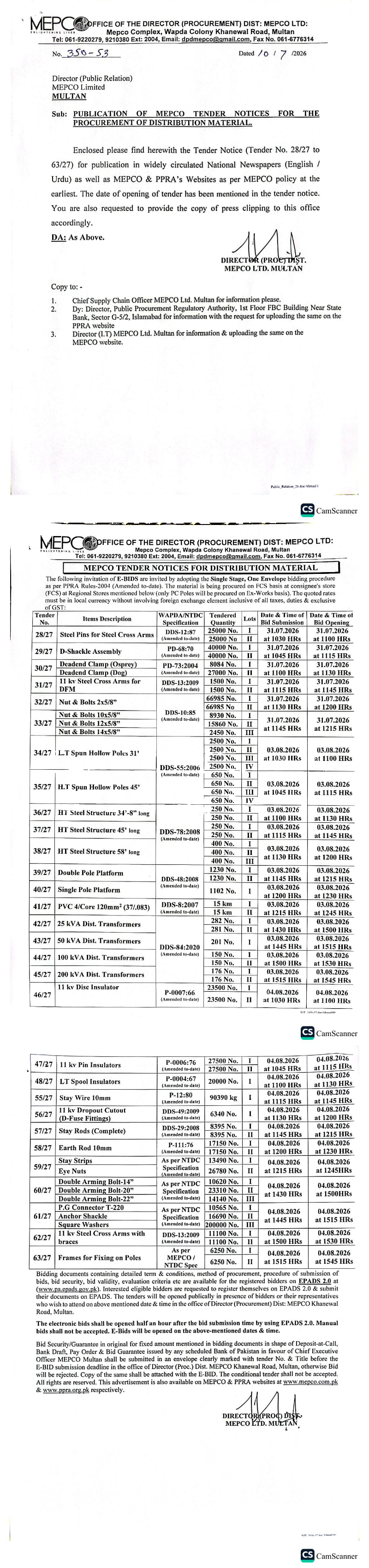 Tender Document