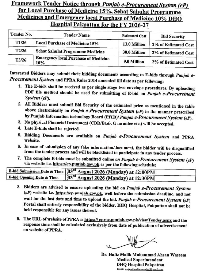 Tender Document