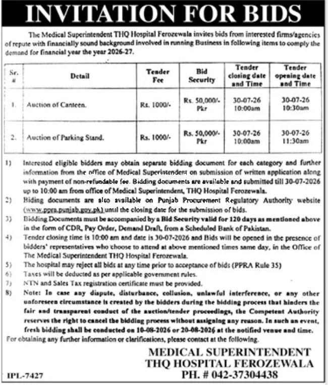 Tender Document
