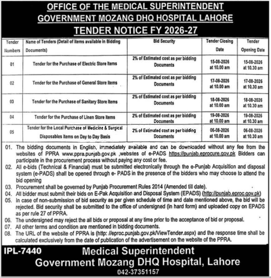 Tender Document