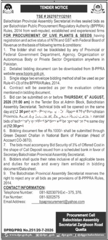 Tender Document