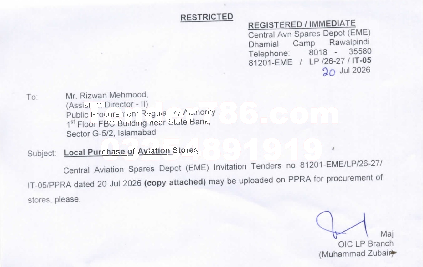 Tender Document