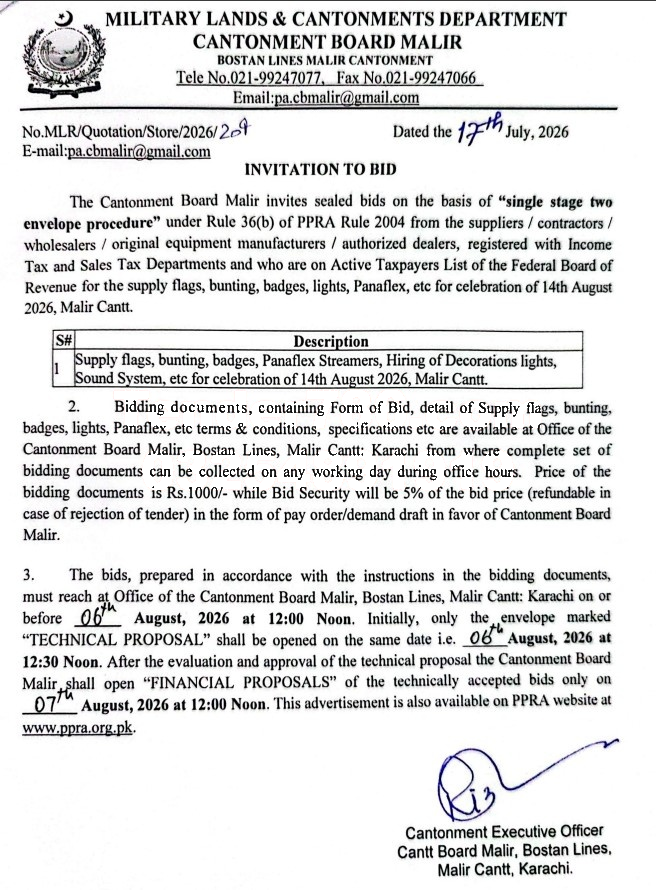Tender Document