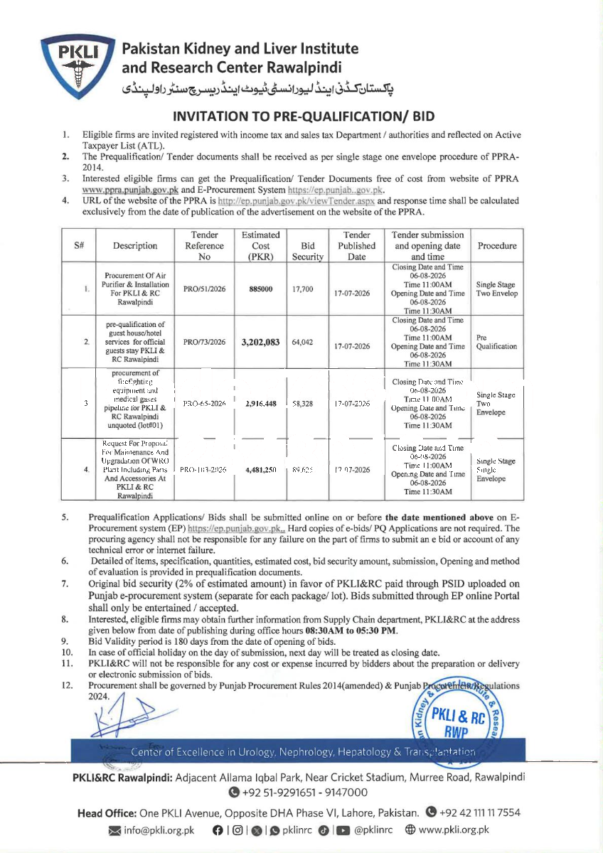 Tender Document