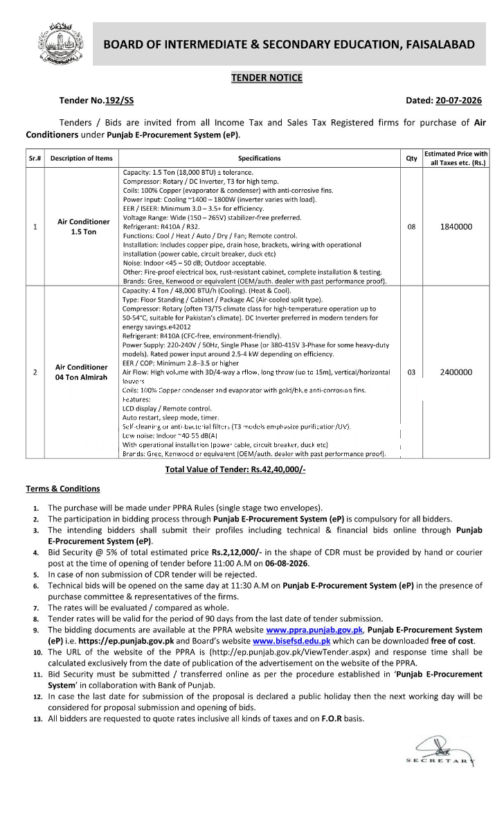 Tender Document