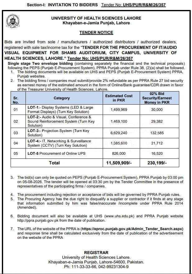 Tender Document