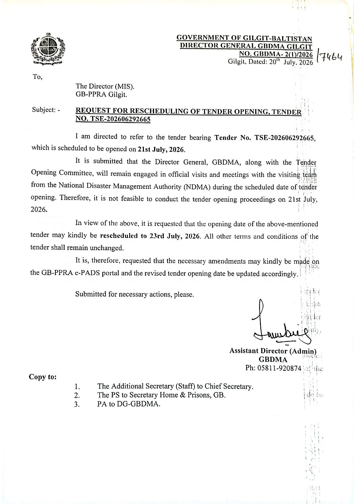 Tender Document