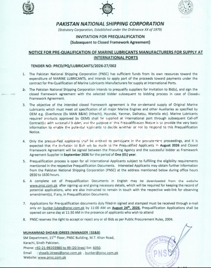 Tender Document