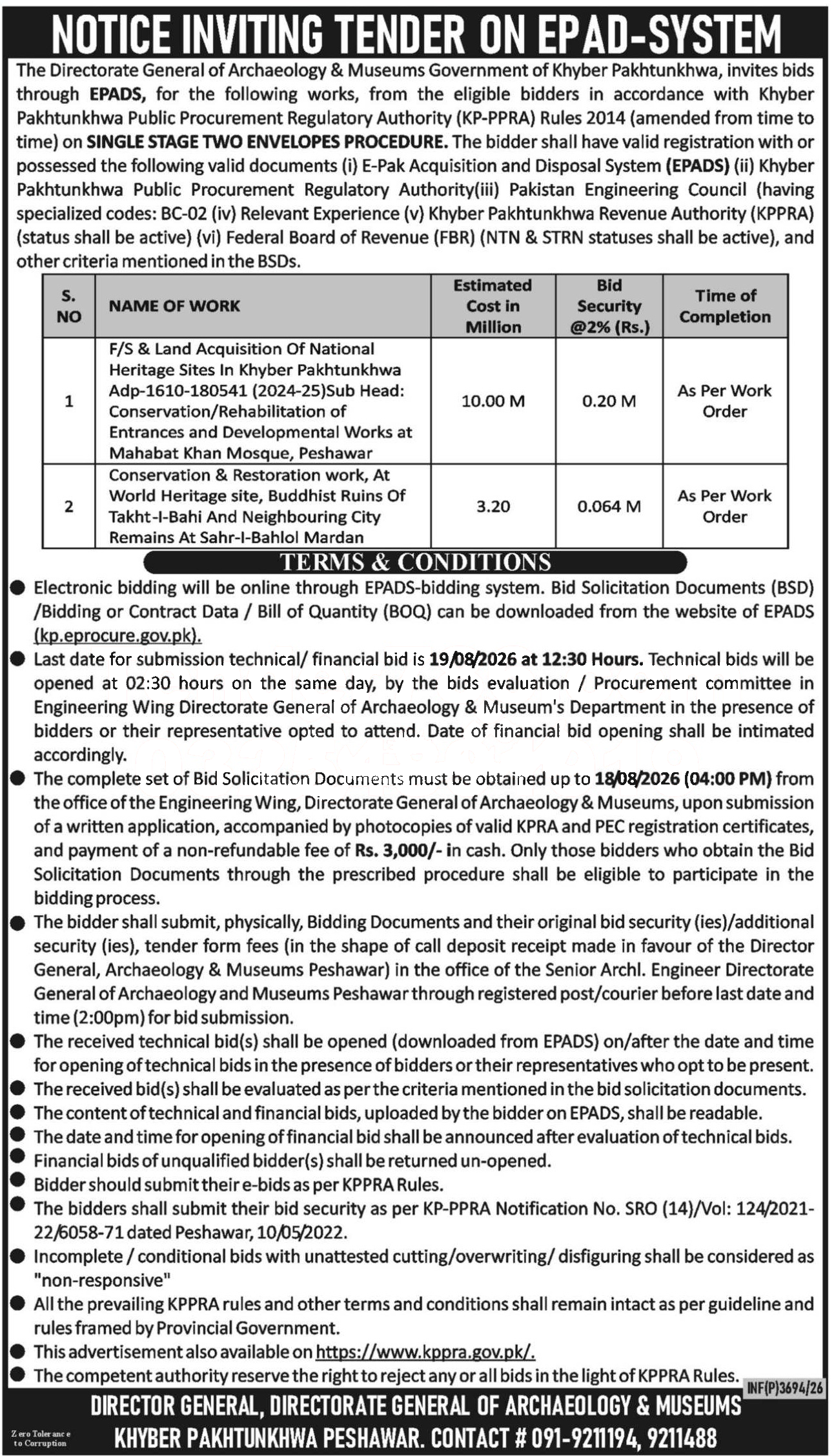 Tender Document