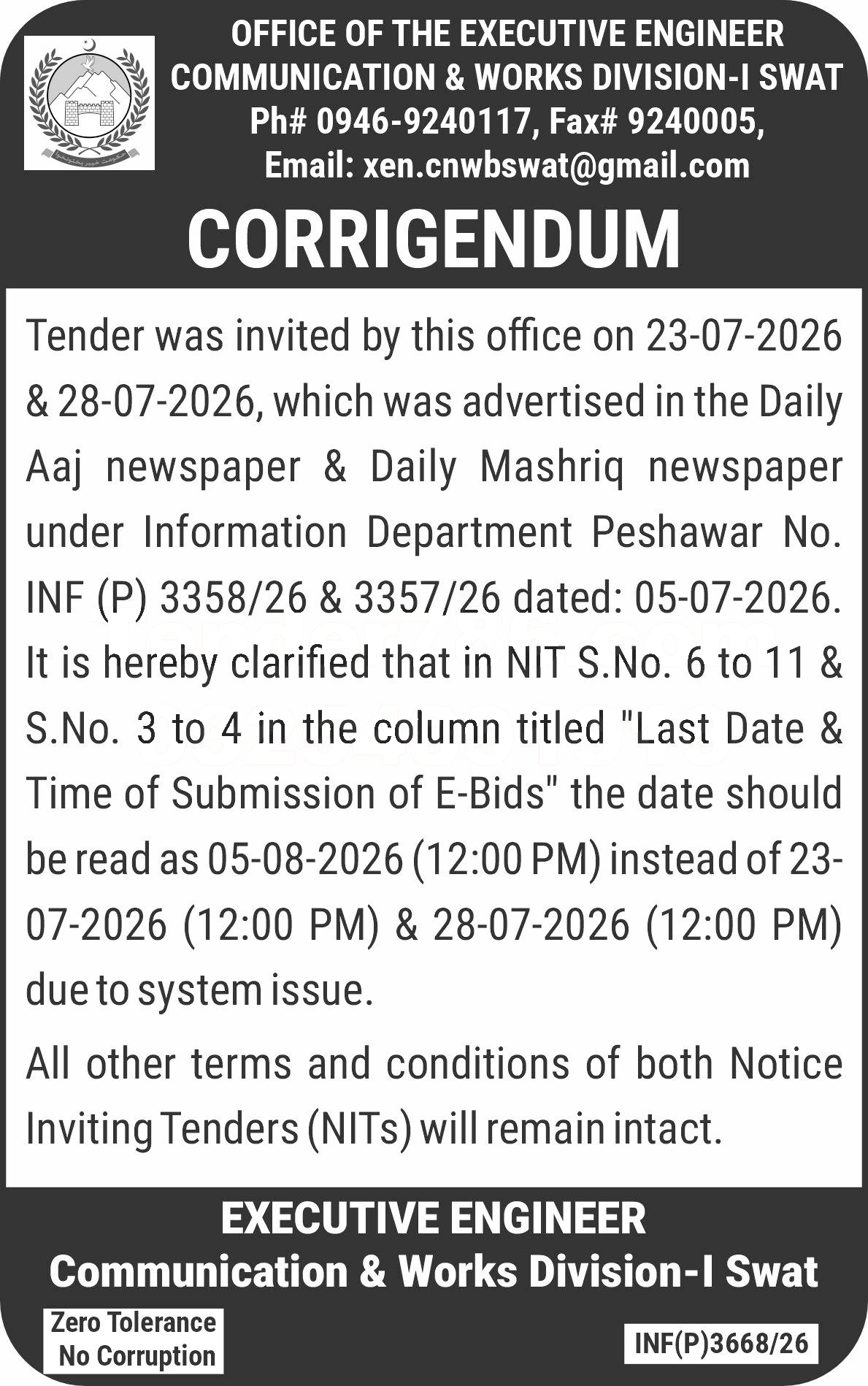 Tender Document
