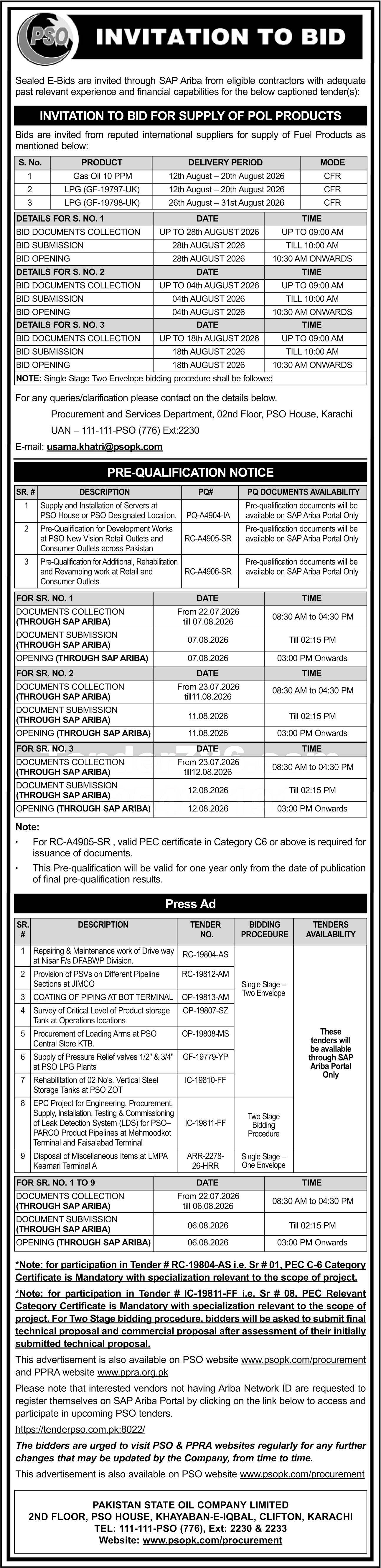 Tender Document