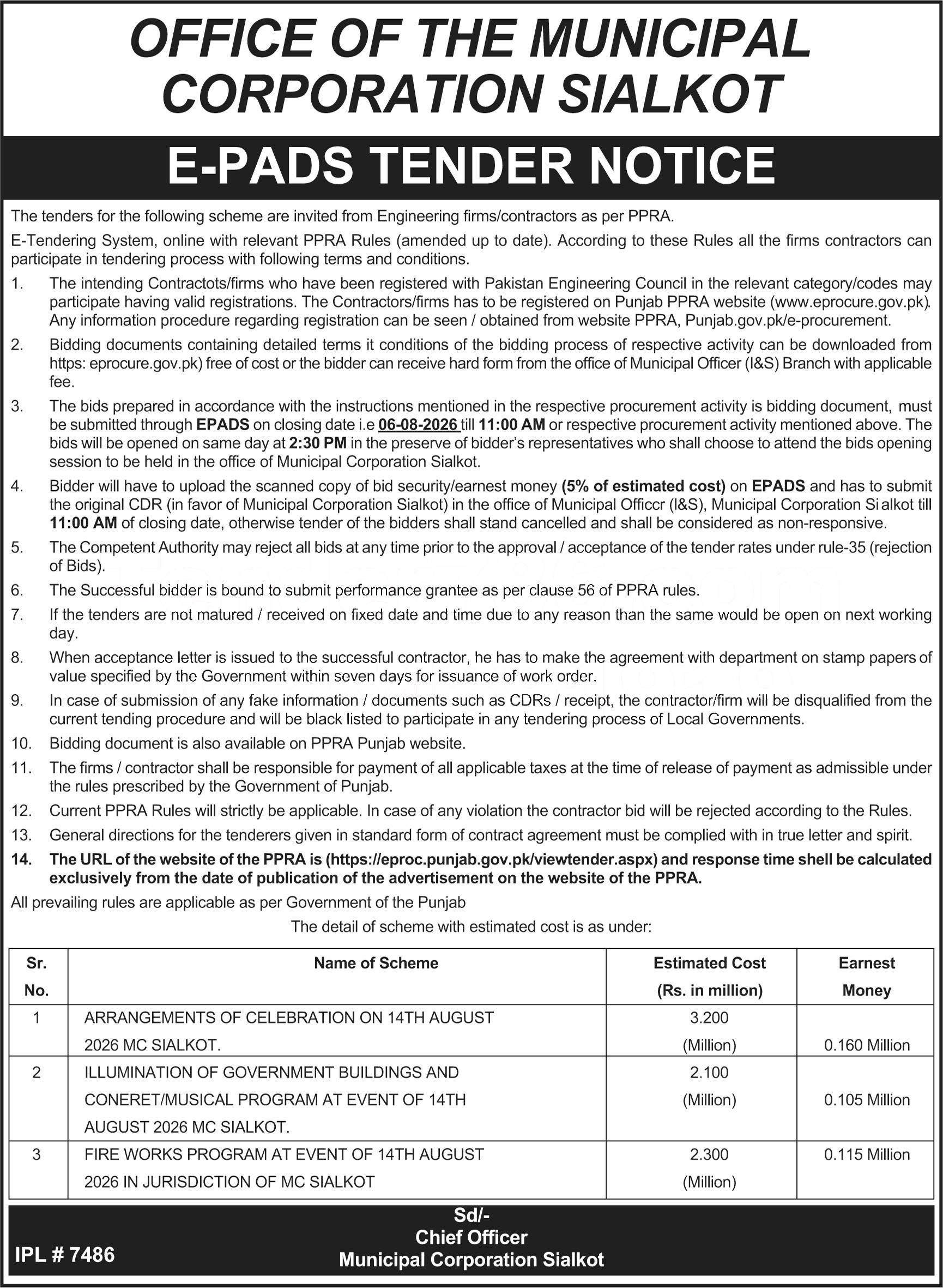 Tender Document