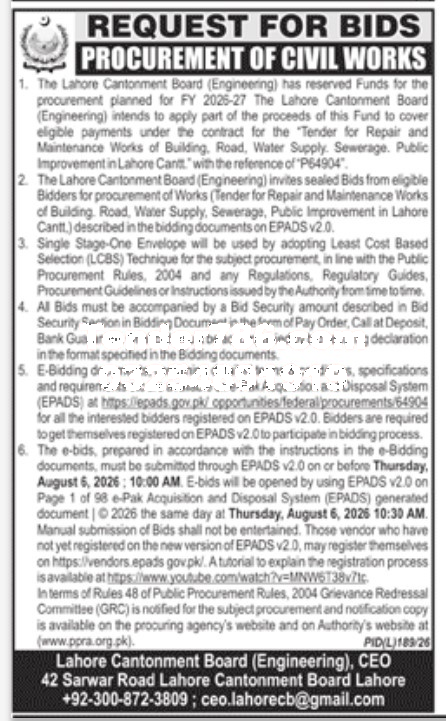 Tender Document