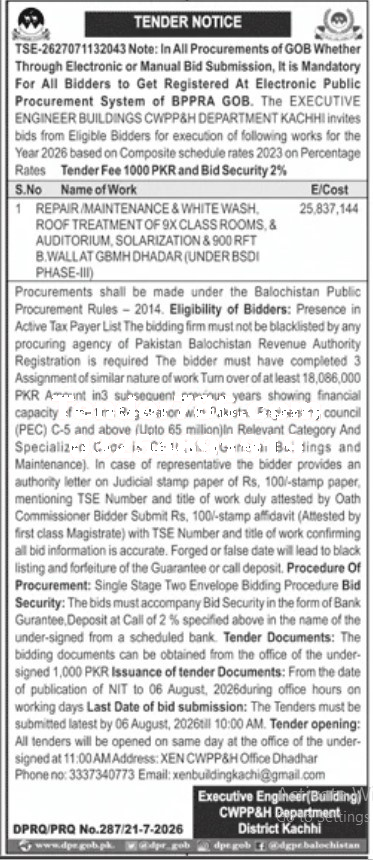 Tender Document